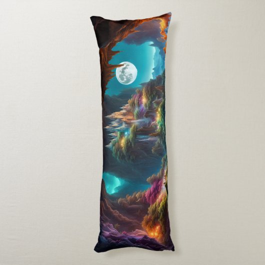 Coussins Longs Grotte en cristal brillant (Dos (Vertical))