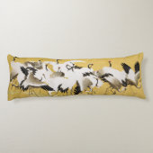 Coussins Longs Grues Japonaises Vintage Oiseau Classique (Dos)