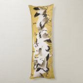 Coussins Longs Grues Japonaises Vintage Oiseau Classique (Dos (Vertical))