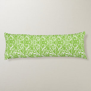 Coussins Longs Grunge Lime Green Motif - Décor Abstrait été