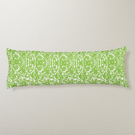 Coussins Longs Grunge Lime Green Motif - Décor Abstrait été (Dos)