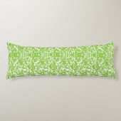 Coussins Longs Grunge Lime Green Motif - Décor Abstrait été (Devant)