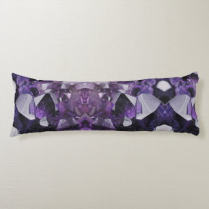 Coussins Longs guérison du quartz d'esprit améthyste violet holis