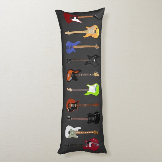 Coussins Longs Guitares (Dos (Vertical))