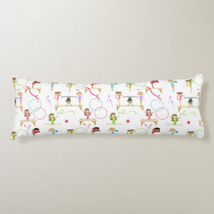 Coussins Longs Gymnastique multicolore mignonne Motif pour enfant