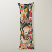 Coussins Longs HalfAngel66 Coeurs Corações da Deusa (Dos (Vertical))