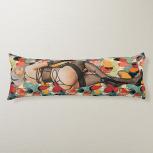 Coussins Longs HalfAngel66 Coeurs Corações da Deusa