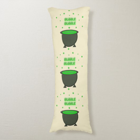 Coussins Longs Halloween Cauldron et Bubbling Green Brew (Devant (Vertical))