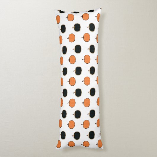 Coussins Longs Halloween/citrouille lancer l'oreiller (Dos (Vertical))