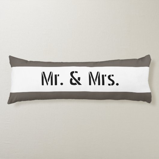 Coussins Longs HAMbyWG - Thème M. & Mme. (Devant)