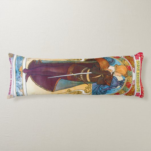 Coussins Longs Hamlet, Alphonse Mucha (Devant)