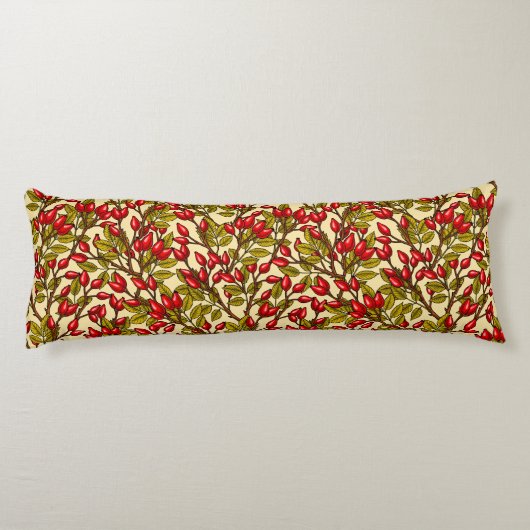 Coussins Longs hanches roses, rouge, vert, jaune (Dos)