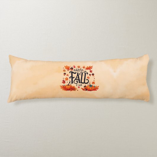 Coussins Longs Happy Fall Y'all classique (Devant)