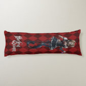 Coussins Longs Harley Quinn Avec Dice Fuzzy (Dos)