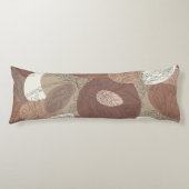 Coussins Longs Harmonie botanique Mocha Hibiscus (Devant)