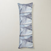 Coussins Longs Harppe Féline Céleste – Oreiller Corporel Rêveur (Dos (Vertical))