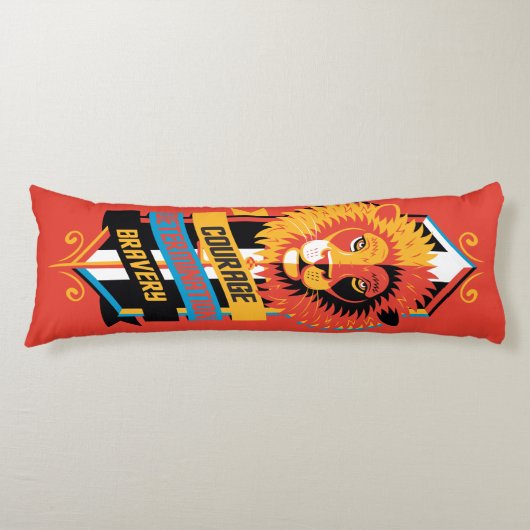 Coussins Longs Harry Potter | GRYFFINDOR™ House Traits Sigil (Devant)