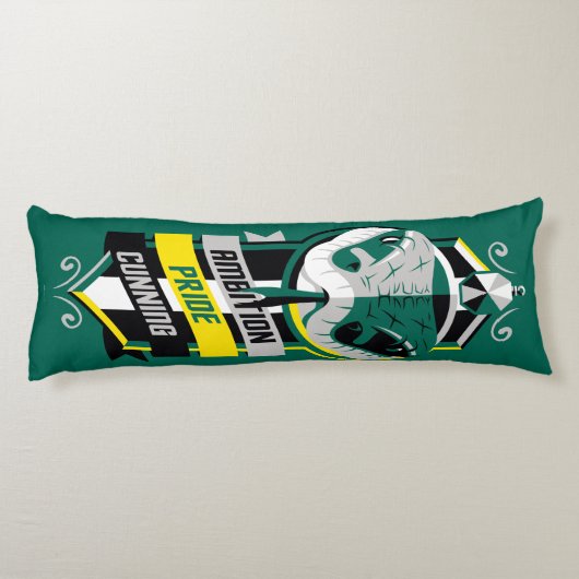 Coussins Longs Harry Potter | SLYTHERIN™ House Traits Sigil (Dos)