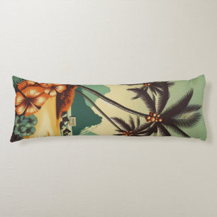Coussins Longs Hawaï vintage/tropical