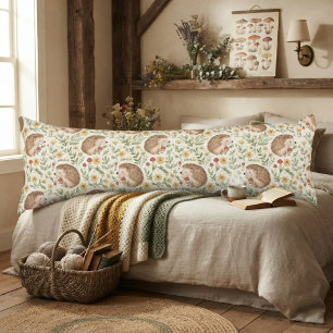 Coussins Longs Hérisson Cottagecore