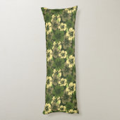 Coussins Longs Hibiscus Hawaiian Floral Aloha Chemise Imprimer (Dos (Vertical))