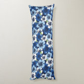 Coussins Longs Hibiscus Hawaiian Floral Aloha Chemise Imprimer (Dos (Vertical))