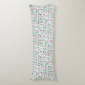 Coussins Longs Hibiscus pourpre (Devant (Vertical))