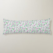 Coussins Longs Hibiscus pourpre (Devant)