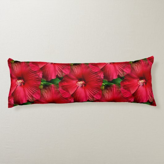 Coussins Longs Hibiscus rouge....... (Dos)