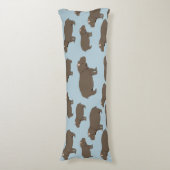 Coussins Longs Hippopotame Hippo Motif (Devant (Vertical))