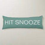 Coussins Longs Hit Snooze - Beryl Green<br><div class="desc">"Hit Snooze" dans une teinte Beryl Green. Vert bleu clair qui est plus vert et plus profond que le vert d'eau moyen voir vert d'eau, vert et légèrement plus léger que le vert turquoise moyen, et plus bleu et plus fort que le bleu d'oeuf de robin. Bien sûr l'arrière -...</div>