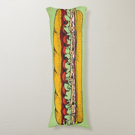 Coussins Longs Hoagie géant (Devant (Vertical))