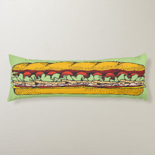 Coussins Longs Hoagie géant