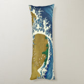 Coussins Longs Hokusai Big Wave Japon Art japonais (Dos (Vertical))
