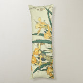 Coussins Longs Hokusai grasshopper et iris Japon (Dos (Vertical))