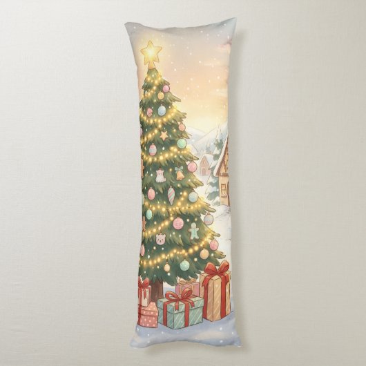 Coussins Longs Holiday Magic Christmas Pillow (Dos (Vertical))