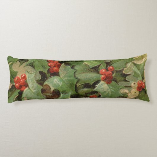 Coussins Longs Holly Tree Noël Vintage (Dos)