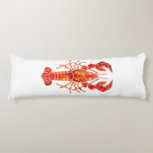 Coussins Longs Homard polygonal rouge (Devant)