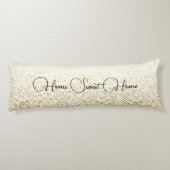 Coussins Longs Home Sweet Home Or Ombre Speckled (Dos)