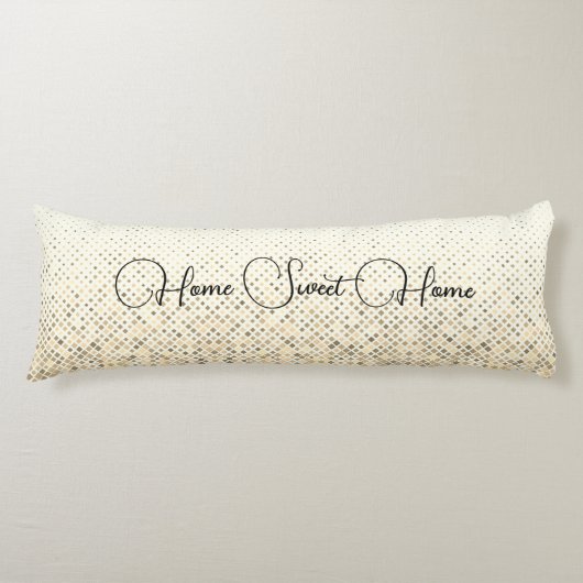 Coussins Longs Home Sweet Home Or Ombre Speckled (Devant)