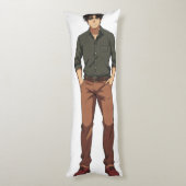 Coussins Longs Homme Anime (Dos (Vertical))