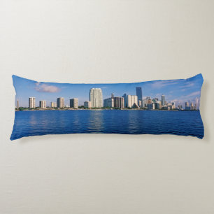 Coussins Longs Horizon de Miami, la Floride