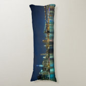 Coussins Longs Horizon de NYC (Devant (Vertical))