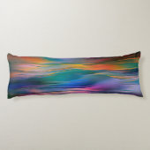 Coussins Longs "Horizons fluides" Art abstrait contemporain (Dos)