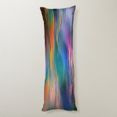 Coussins Longs "Horizons fluides" Art abstrait contemporain (Dos (Vertical))
