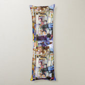 Coussins Longs Hot Dog God, New York (Dos (Vertical))