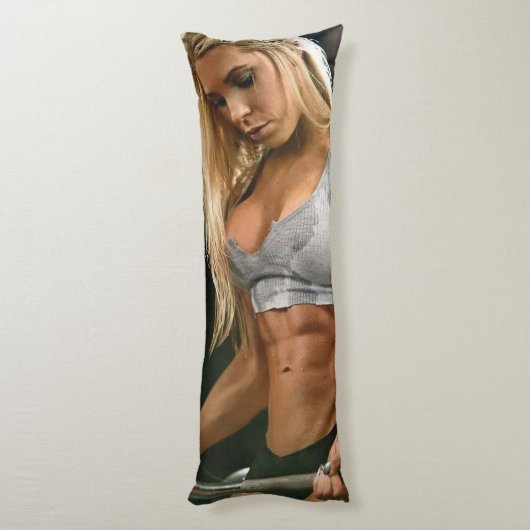 Coussins Longs Hot Fitness Girl (Dos (Vertical))