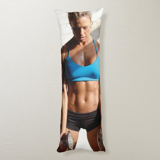Coussins Longs Hot Fitness Girl (Dos (Vertical))