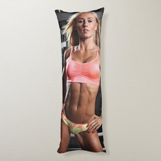 Coussins Longs Hot Fitness Girl (Dos (Vertical))