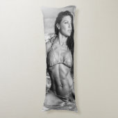 Coussins Longs Hot Fitness Girl (Devant (Vertical))